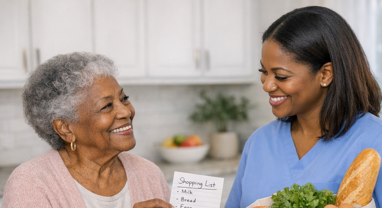 black lady shopping list